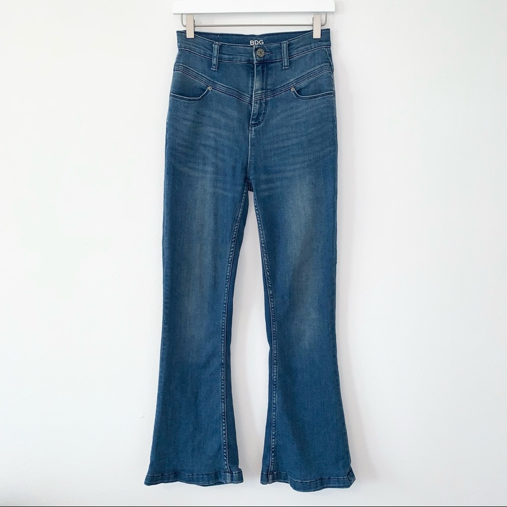 BDG High Rise Seam Flare Jeans